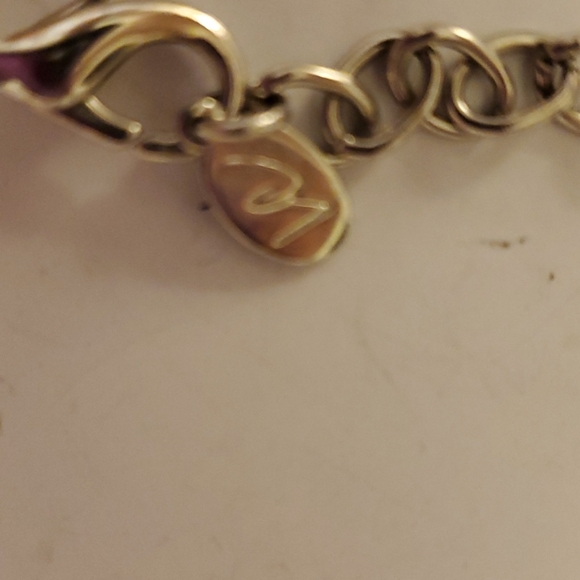 LC Bronze and Silver color stones 20" - Picture 2 of 8